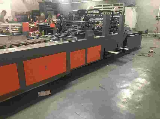 HM1300 เครื่องทำกล่องอัตโนมัติ 380V 50Hz กล่องกระดาษแข็ง Gluer